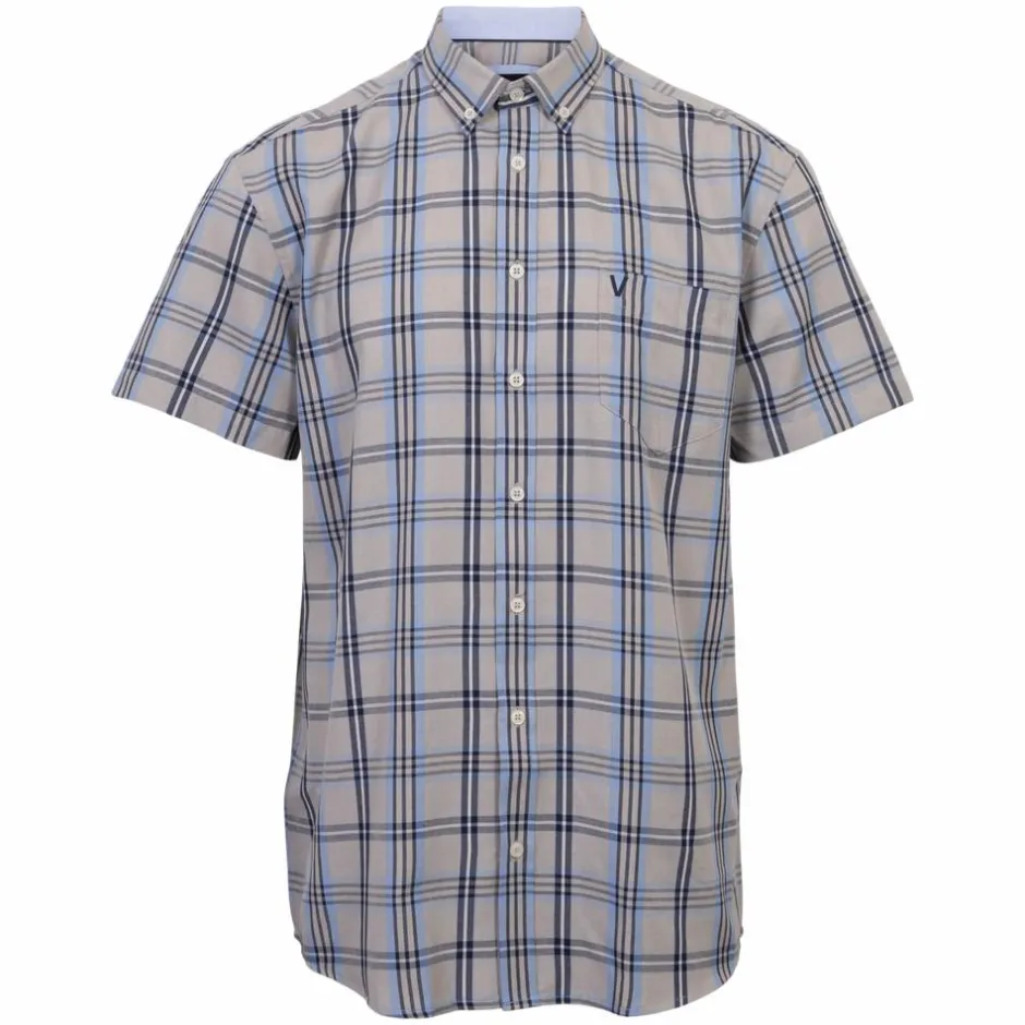 Vito Rome Herre Kortærmet skjorte - Ultra Light Sand