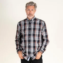 Vito Rome Herre Skjorte - Steel Grey