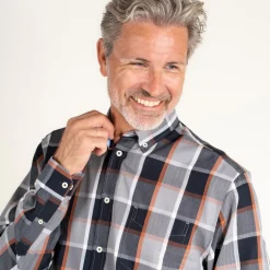 Vito Rome Herre Skjorte - Steel Grey