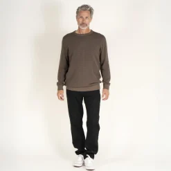 Hot Vito Viggo Herre Striktrøje - Mid Brown