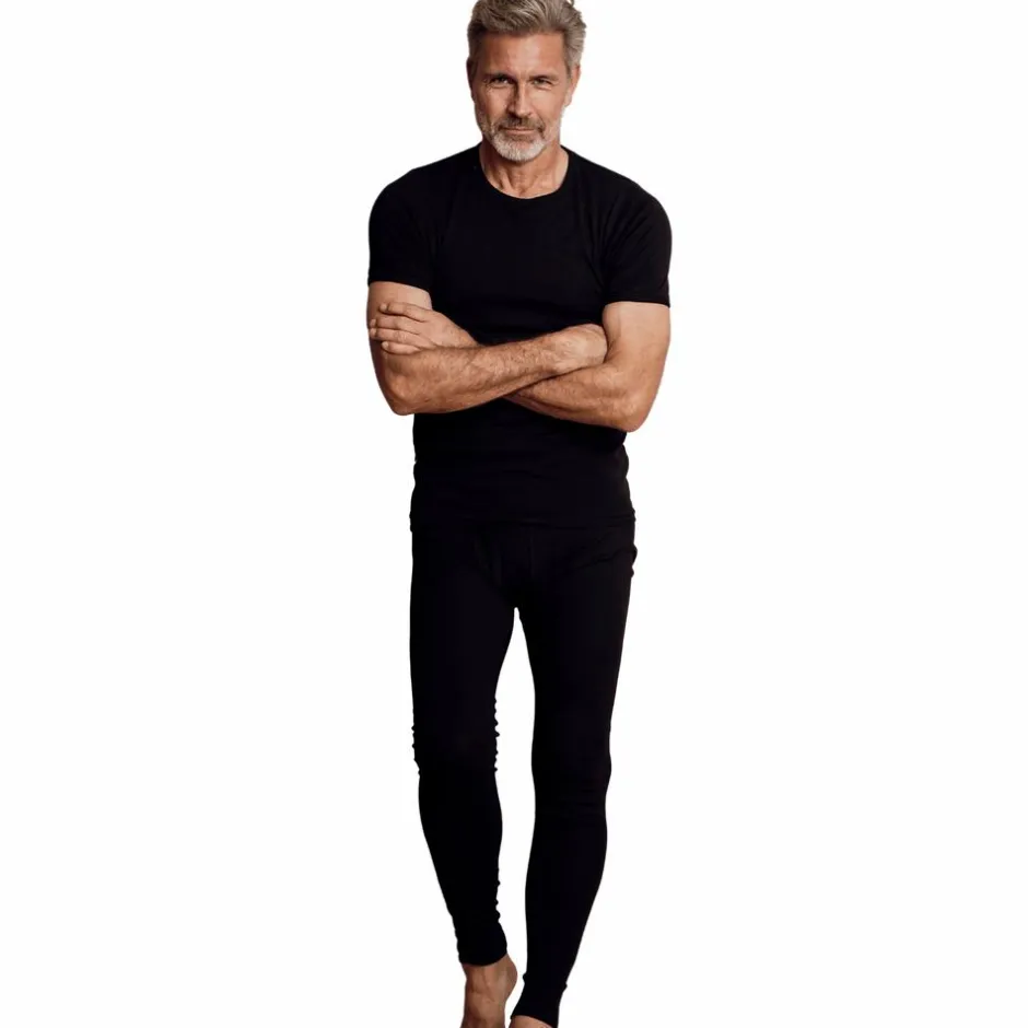 Discount Yellowstone Clark Herre Lange underbukser - Black