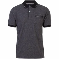 Outlet Yellowstone Eagle Herre Polo - Black Melange