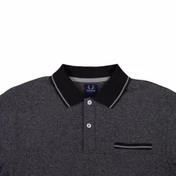 Outlet Yellowstone Eagle Herre Polo - Black Melange