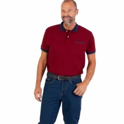 Online Yellowstone Eagle Herre Polo - Tango Red