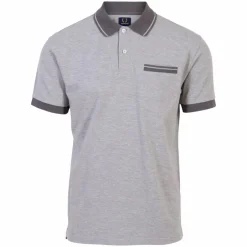 Outlet Yellowstone Eagle Herre Polo - Grey Melange
