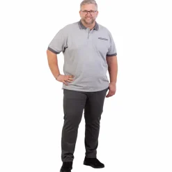 Outlet Yellowstone Eagle Herre Polo - Grey Melange