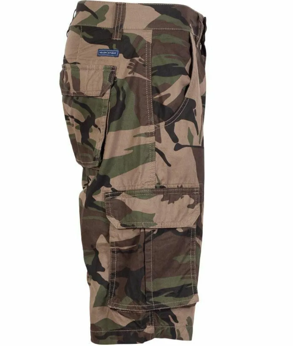 Yellowstone Tahoe Herre Shorts - Army Camouflage