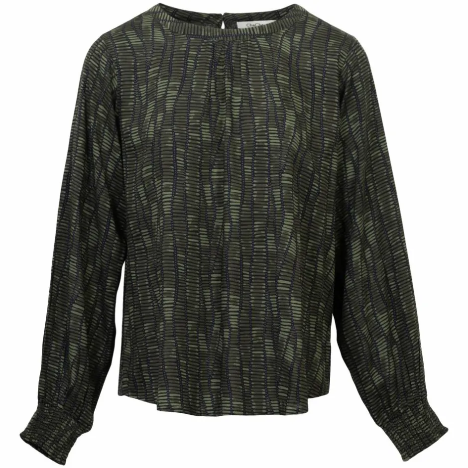 Discount ZbyZ Dame Bluse - Khaki