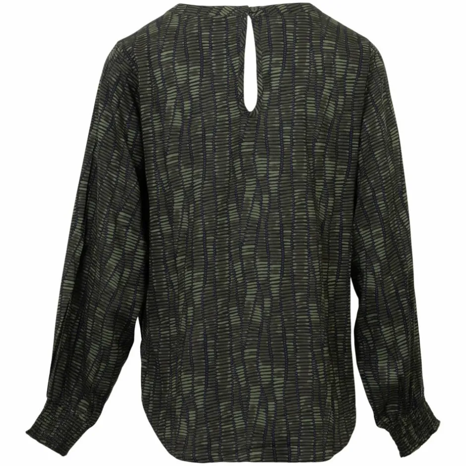 Discount ZbyZ Dame Bluse - Khaki