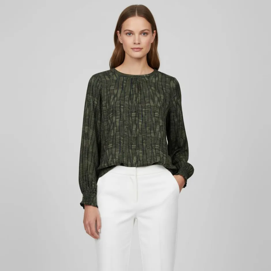 Discount ZbyZ Dame Bluse - Khaki