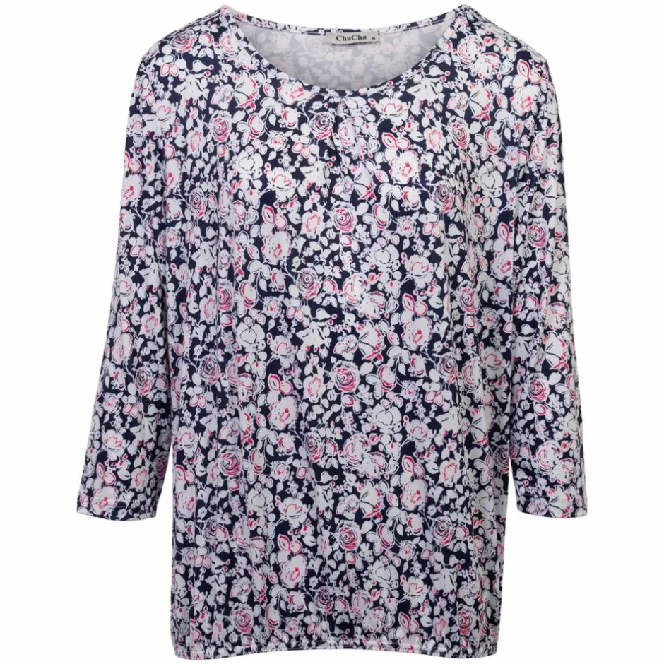 Hot ZbyZ Dame Bluse - Print 170 Flowers