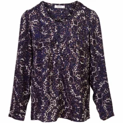 Outlet ZbyZ Dame Bluse Plus Size - Leopard