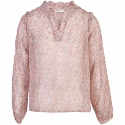 Sale ZbyZ Dame Bluse Plus Size - Rose