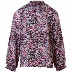 New ZbyZ Dame Bluse Plus Size - Black