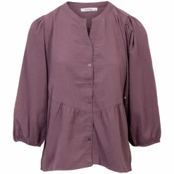 Discount ZbyZ Dame Bluse Plus Size - Plum