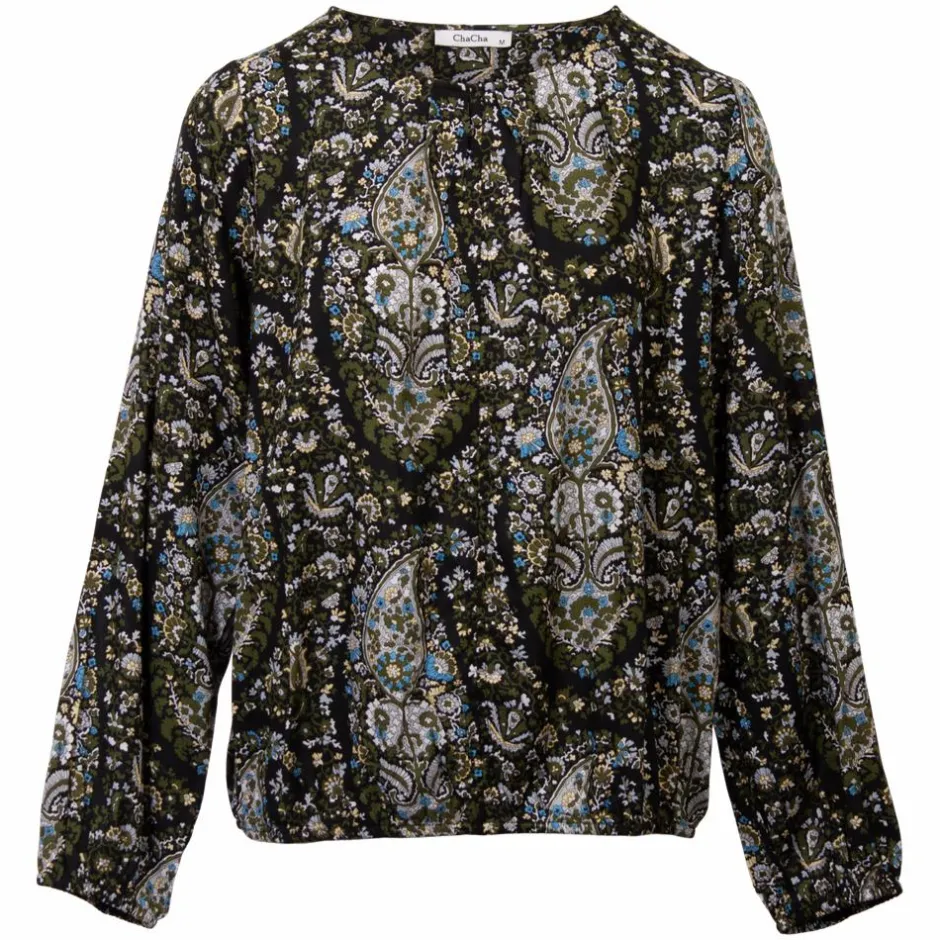 Outlet ZbyZ Dame Bluse Plus Size - Green