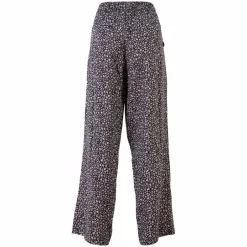 Sale ZbyZ Dame Bukser Plus Size - Black/White