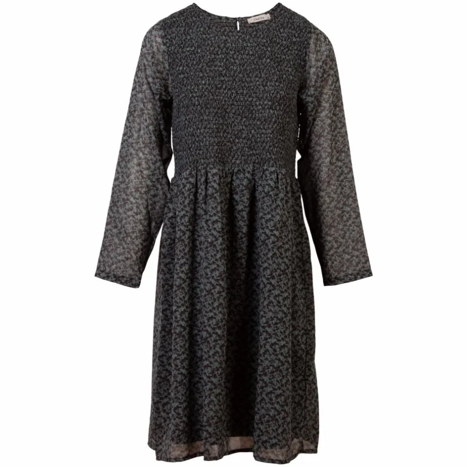 New ZbyZ Dame Kjole Plus Size - Blue