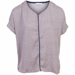 Best ZbyZ Dame Kortærmet bluse Plus Size - W-188