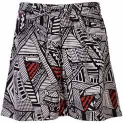 Outlet ZbyZ Dame Shorts Plus Size - Black/White
