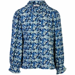 Online ZbyZ Dame Skjorte Plus Size - Blue Print