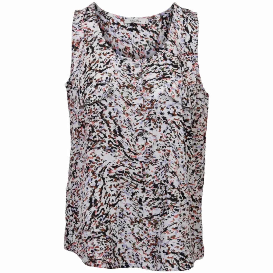 Outlet ZbyZ Dame Top Plus Size - Black