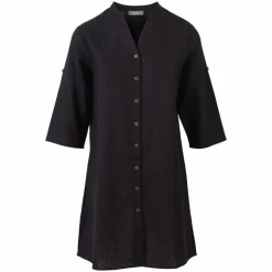 Clearance ZbyZ Dame Tunika Plus Size - Black