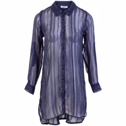 Clearance ZbyZ Dame Tunika Plus Size - S-32 Navy