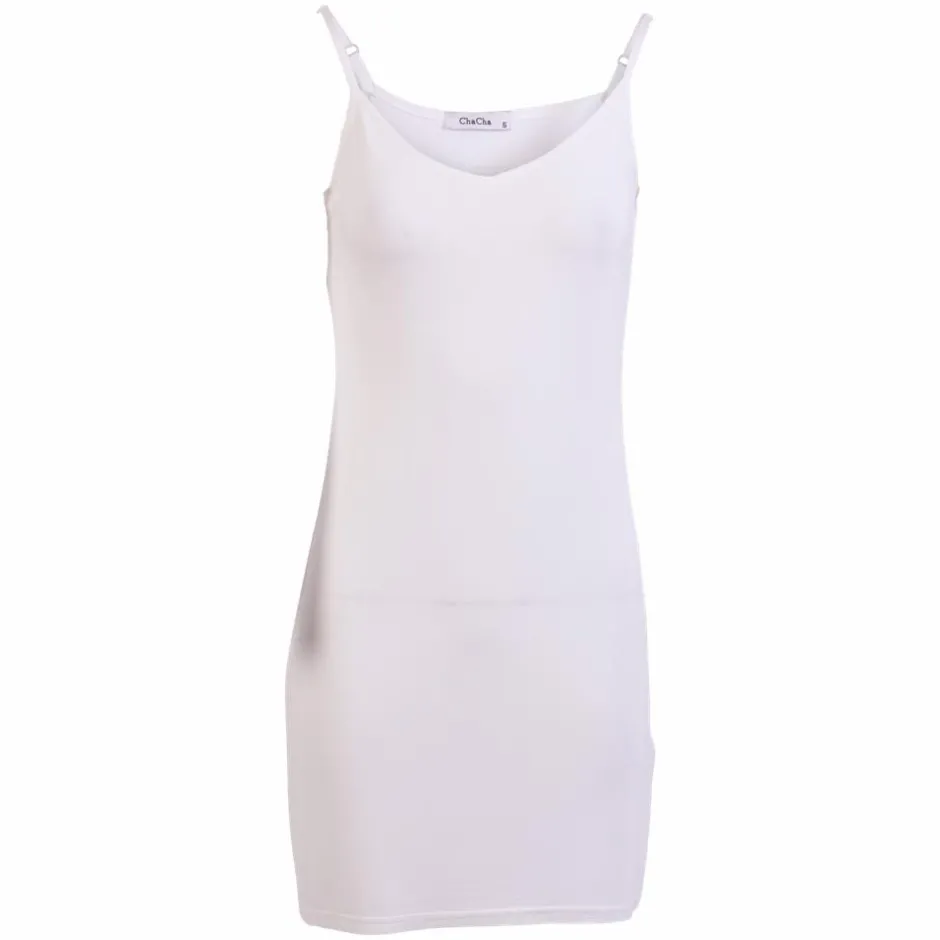 ZbyZ Dame Underkjole Plus Size - Off white