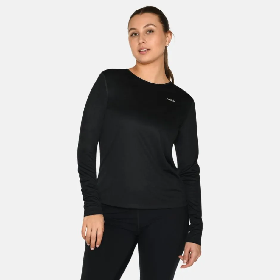 Sale Zebdia Dame Træningstrøje - Black